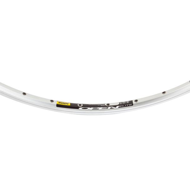 Mavic Rim 700C 622X15 Open Elite 36 Silver/Machined Sidewall (G)
