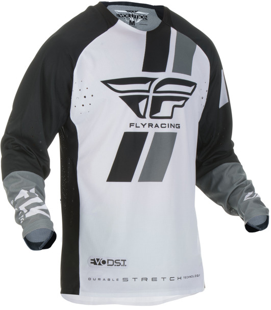 Fly Racing Evolution Dst Jersey Black/White Yx 372-220Yx