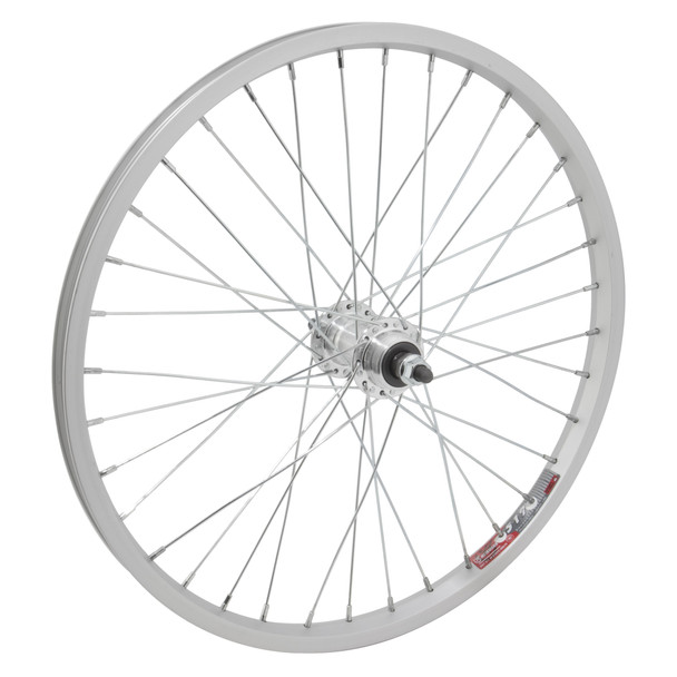 Wheel Master Wheel Rear 20X1.75 406X19 Alloy Silver 36 Alloy Freewheel 1-Speed 3/8 Silver 110Mm 14Gucp