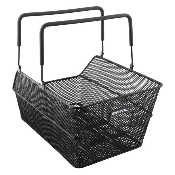 Basil Basket Rear Ractop Mesh Cento Multi With Handle Black