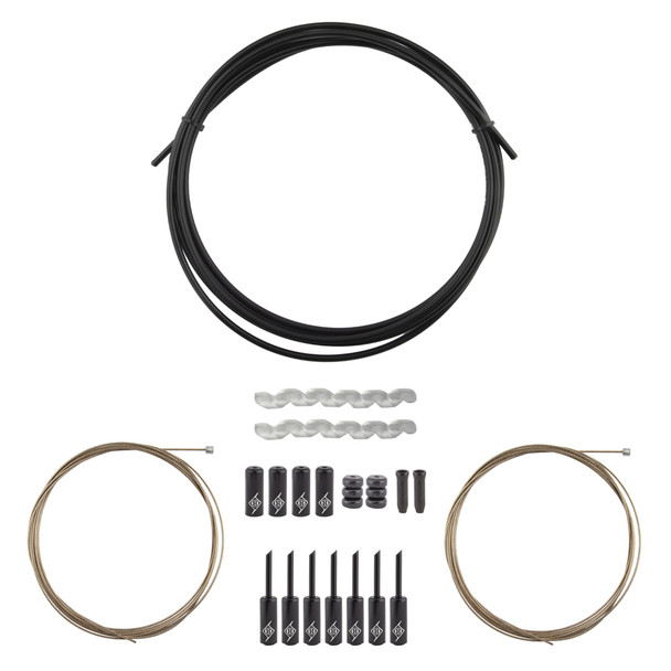 Origin8 Cable Gear Kit Superslick Compressionless F+R Road/Mt Black