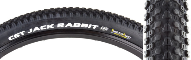 Cst Premium Tire Jackrabbit 29X2.25 Black/Black Fold Dc/Eps/Tr