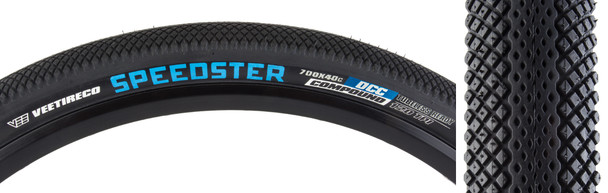 Vee Tire & Rubber Speedster 700X40 Black/Black Fold/120/Tlr/Dcc/B-Proof E25