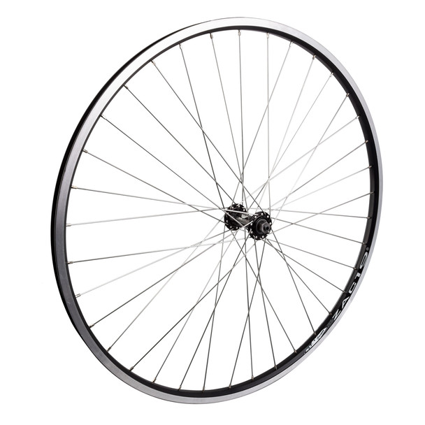 Wheel Master Wheel Front 700X35 622X19 Wei Zac19 Black Machined Sidewall 36 Alloy Quick Release Black Stainless Steel2.0Sl