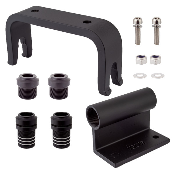 Delta Car Rack Bike Hitch Pro Alloy 12/15Mmthru Black