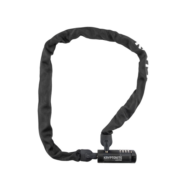 Kryptonite Lock Chain 712 Keeper Combo 4Ftx7Mm Black