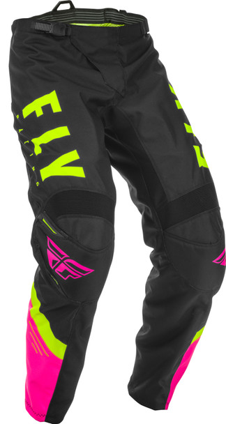 Fly Racing F-16 Pants Neon Pink/Black/Hi-Vis Sz 20 373-93620