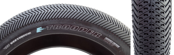 Vee Tire & Rubber Trooper 20X4.0 Black/Black Wire/26 Enduro/Over Ride E50