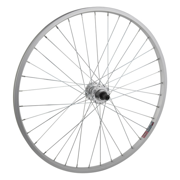 Wheel Master Wheel Rear 26X1.5 559X19 Alloy Silver 36 Alloy Freewheel 5/6/7-Speed 6B Quick Release Silver 135Mm 14Gucp