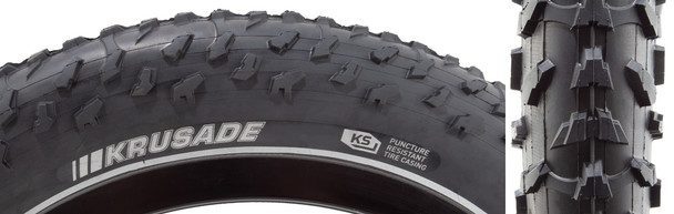 Kenda Tire Krusade 26X4.0 Black/Black Src/60 Wire