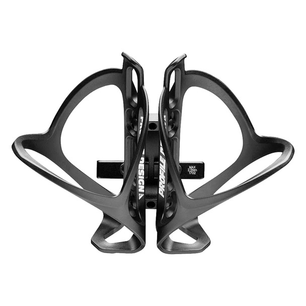 Profile Design Bottle Cage Rear Mount Rm-P2 With Dual Cages Black