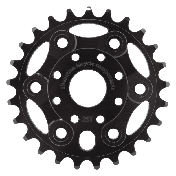 Alienation Chainring 1Pc 25-Tooth 1/8 Lynx Black