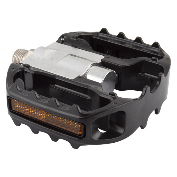 Mks Pedals Folding Fd-7 Wide Alloy 9/16 Black