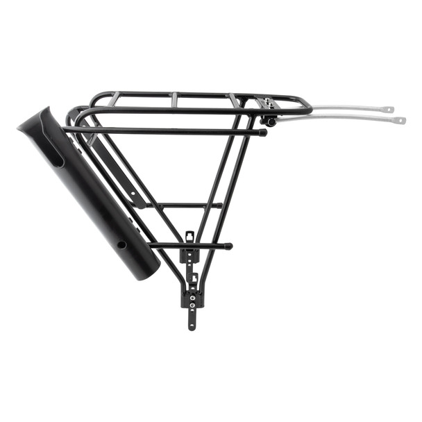Sunlite Bike Rack Rear Ramblin-Rod Alloy Black 26/29 With 1 Rod Holder