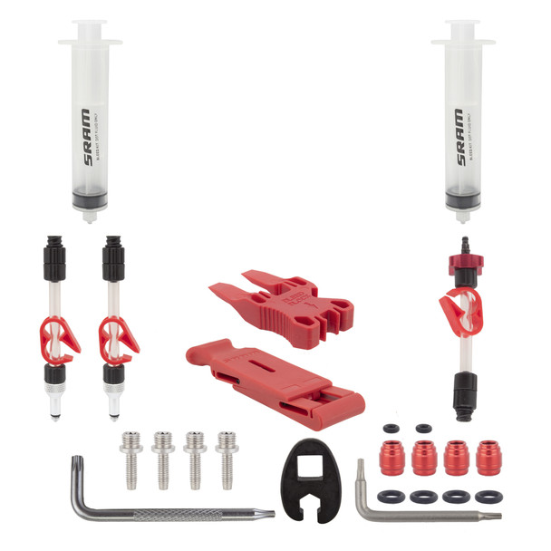 Sram Tool Brake Disc Bleedkit Dot V2 No Fluid With Bleeding Edge Fitting