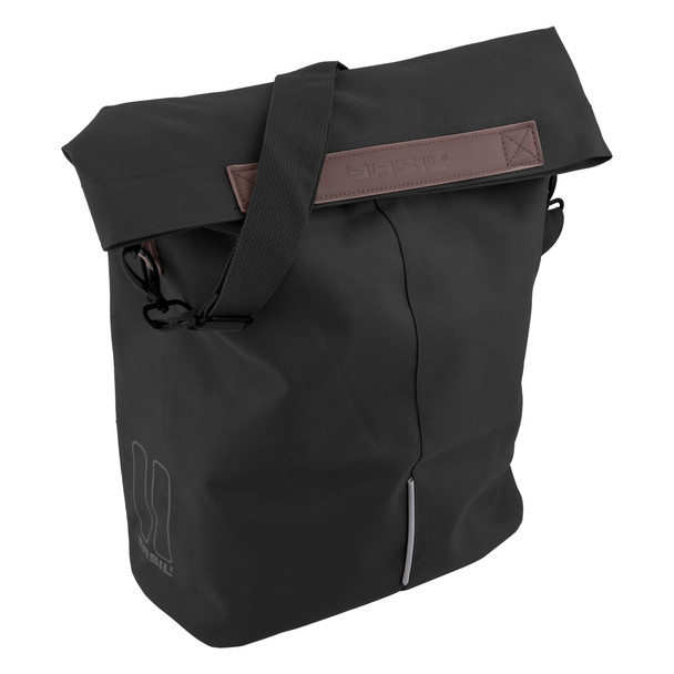 Basil Bag Pannier City Shopper Single Hook-On Black