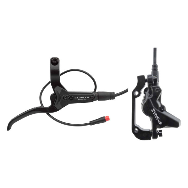 Clarks Brake Disc Sync-4E Hydraulic Rear With Lvr No Rotor Black