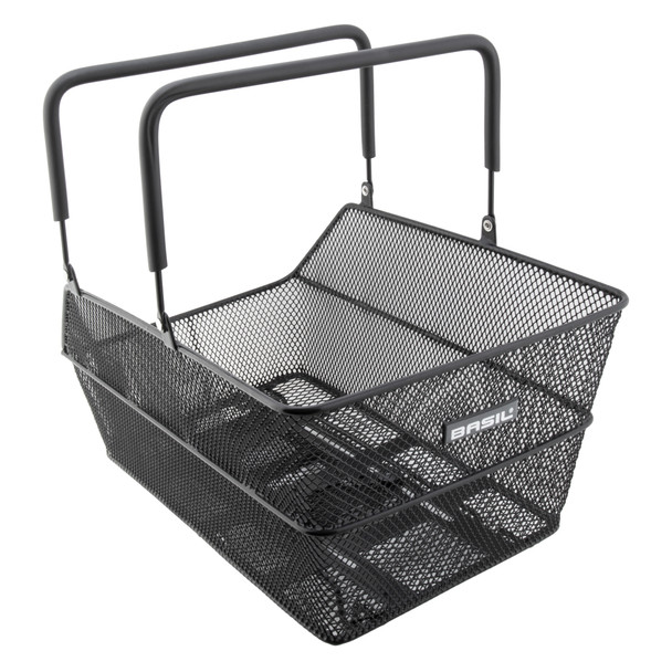 Basil Basket Rear Ractop Mesh Cento Mik With Handle Black