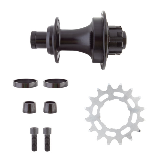 Black Ops Hub Rear Mx3200 Bolt Type 1Scas 28Sb Black With 16Tx3/32Cog/Lk-Ring