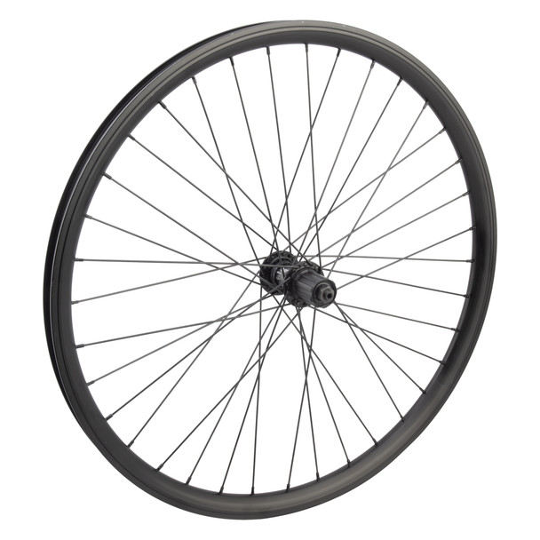Wheel Master Wheel Rear 26X1.75 559X25 Hd Black/Black-Machined Sidewall 36 Mt5010 8-11Smt Quick Release Black 135Mm Stainless Steel13Gbk