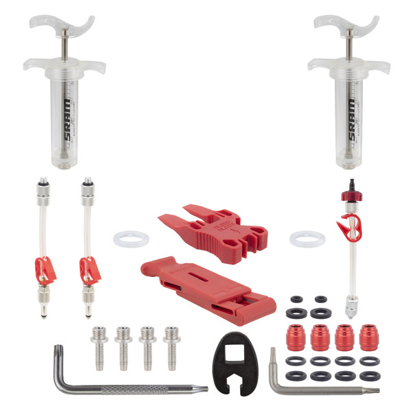 Sram Tool Brake Disc Bleedkit Pro Dot -V2 No Fluid With Bleeding Edge Fitting