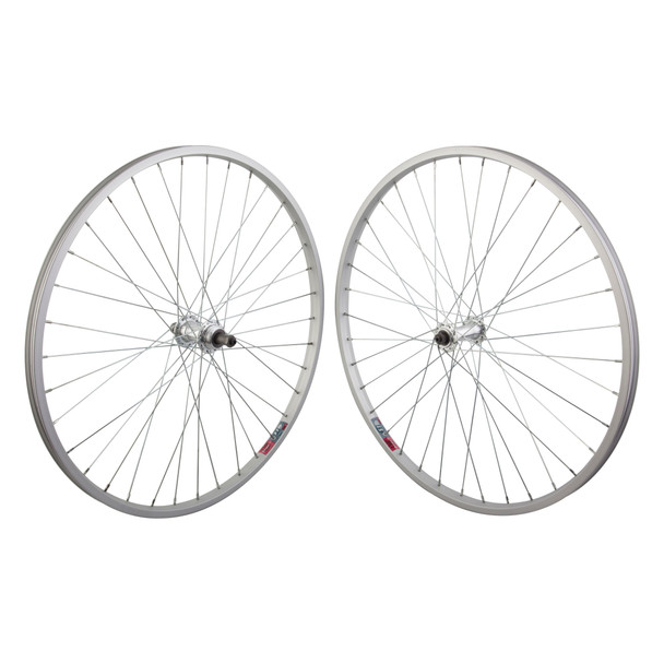 Wheel Master Wheel Pair 26X1.5 559X19 Alloy Silver 36 Alloy Freewheel 5/6/7-Speed Quick Release Silver 135Mm 14Gucp