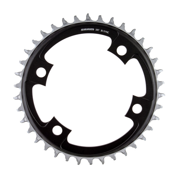 Sram Chainring 38-Tooth 107Mm 4B X-Sync Road Black
