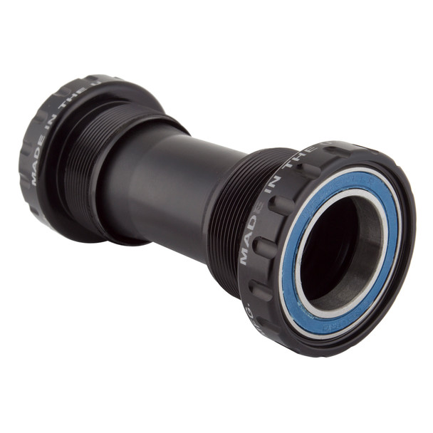 Wheels Manufacturing Bottom Bracket Set Outboard English Shi Black Alloy 68/73 With Sealed Brng