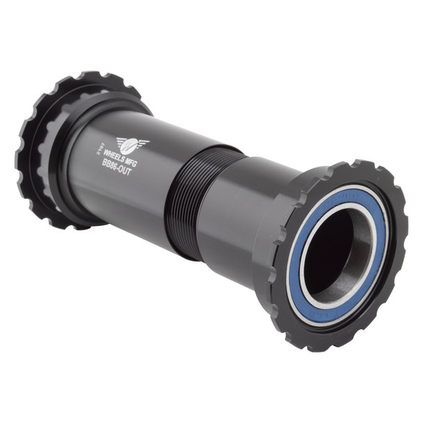 Wheels Manufacturing Bottom Bracket Set Bottom Bracket86 Shi 105-132 Fat Abec3 Black