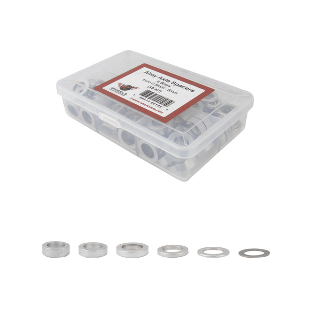 Wheels Manufacturing Hub Axle Spacer Kit 120Pcs With Case