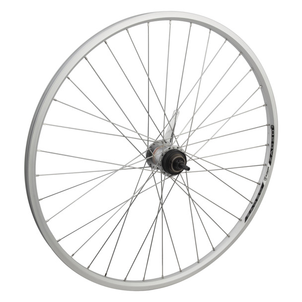 Wheel Master Wheel Rear 26X1-3/8 590X20 Wei Zac20 Silver 36 Shi Nex 3-Speed Cb Silver 120Mm Stainless Steel2.0Sl With Shifter And Trim Kit