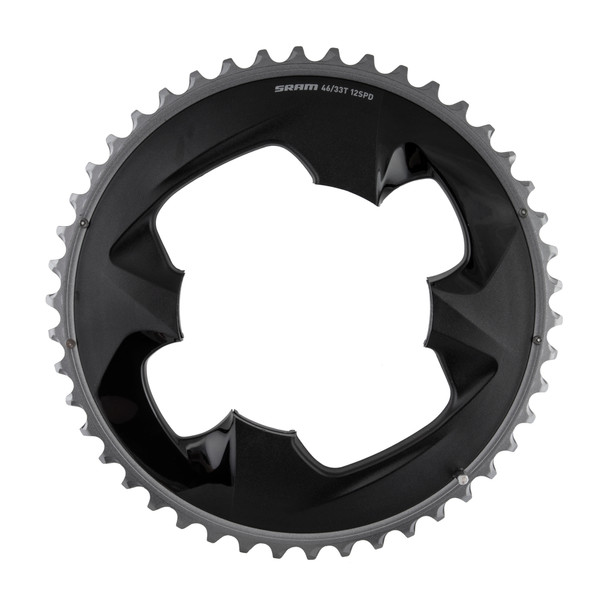 Sram Chainring 46-Tooth 107Mm 4B 2X12 Force Gray