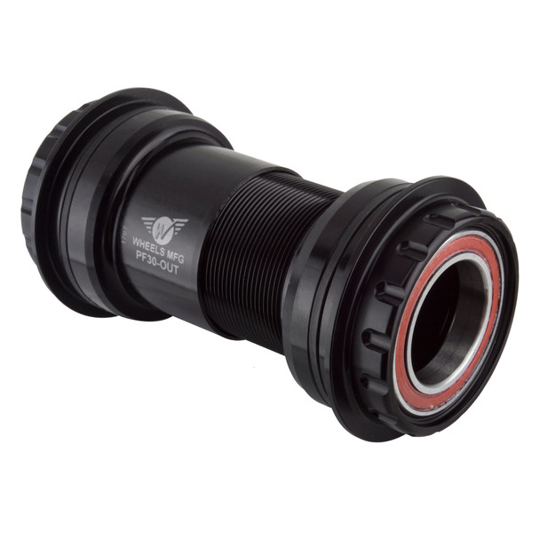 Wheels Manufacturing Bottom Bracket Conv Pf30 To Outboard Shi Black Acb Bearing
