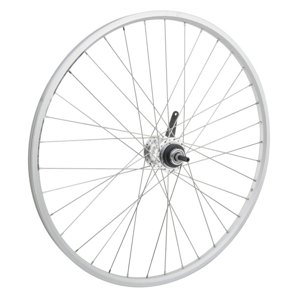 Wheel Master Wheel Rear 26X1-3/8 590X20 Wei Zac20 Silver 36 S/A 3-Speed Cb Stainless Steel2.0Sl With Shifter And Trim Kit
