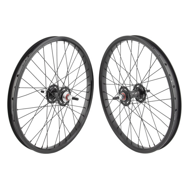 Black Ops Wheel Pair 20X1.75 406X24 Dw1.1 Black 36 Mx1100 1-Speed Freewheel Seal 3/8 Black 110Mm Dti2.0Bk