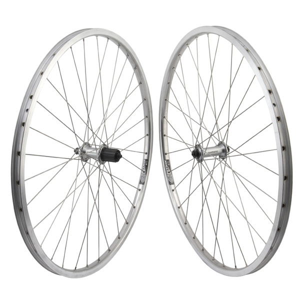 Wheel Master Wheel Pair 700 622X19 Ryde Sputnik Pol Machined Sidewall 32 Shi Rs400 8-11Srd Quick Release Silver 130Mm Stainless Steel 2.0 Silver Schrader Valve D-Eye