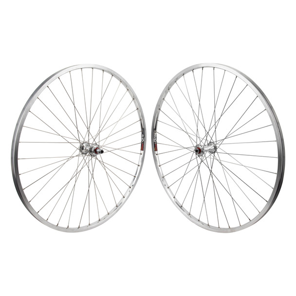 Wheel Master Wheel Pair 27X1-1/4 630X18 Sun Cr18 Silver 36 Or8 Rd2100 Freewheel 5/6/7-Speed Quick Release Seal Silver 126Mm Dti2.0Sl