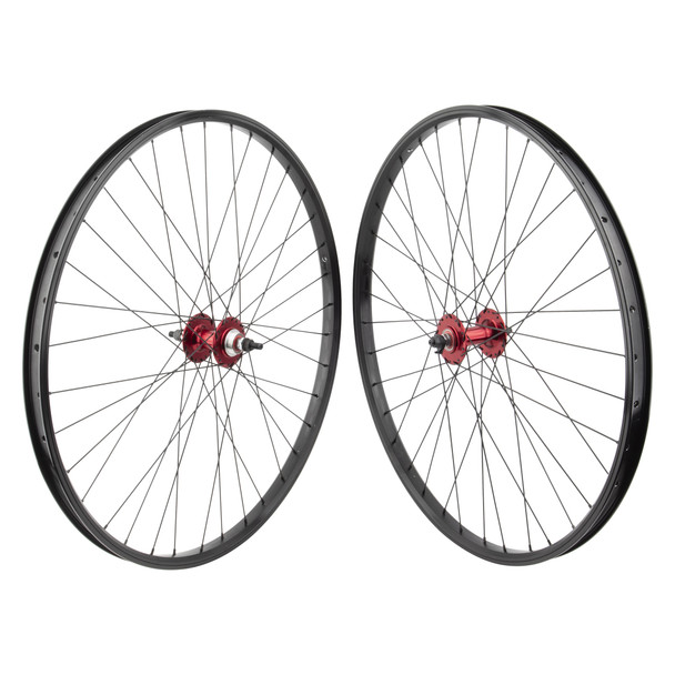 Se Bikes Wheel Pair 29 622X24 Big Ripper(21) Black Nmsw 36 1-Speed Ff Seal 3/8 Road 110Mm Stainless Steel2.0Bk
