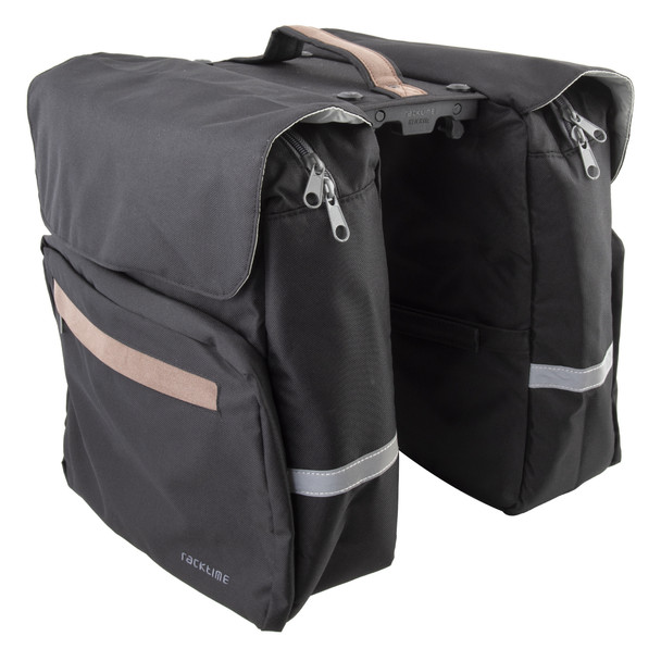 Racktime Bag Pannier Ture Double Black