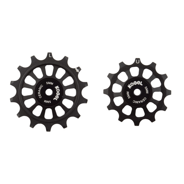 Kogel Derailleur Part Pulley Alloy 12-Tooth/14-Tooth Os Hybrid Ceramic Shi M9200 Pair Black