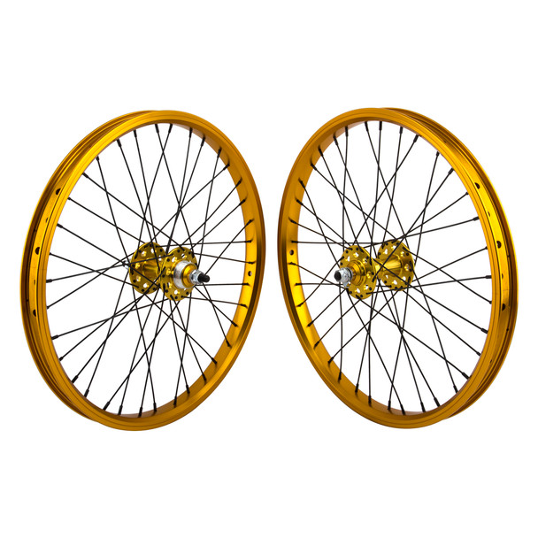 Se Bikes Wheel Pair 20X1.75 406X24 Gd 36 1-Speed Freewheel Seal 3/8 Gd 110Mm Dti2.0Bk
