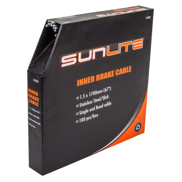 Sunlite Cable Brake 1.5X1700Ss Slk Road Box Of 100