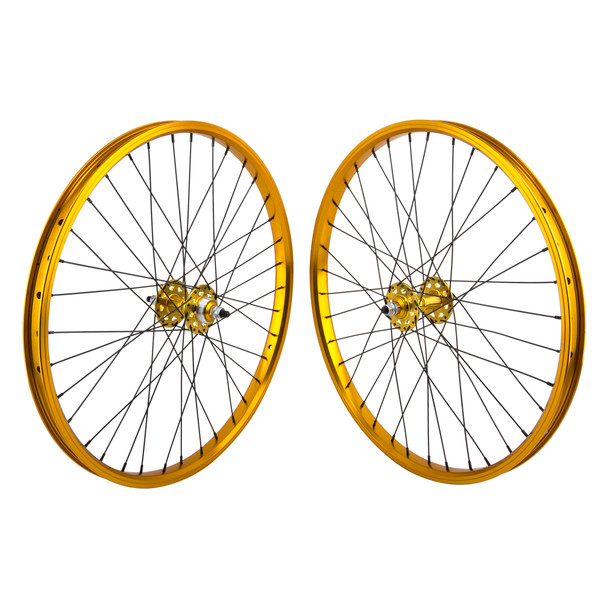 Se Bikes Wheel Pair 24X1.75 507X24 Gd 36 1-Speed Freewheel Seal 3/8 Gd 110Mm Dti2.0Bk