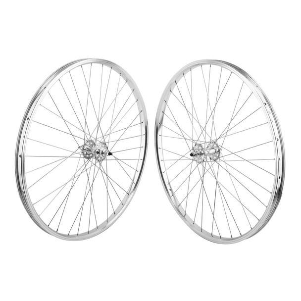 Se Bikes Wheel Pair 29 622X24 Silver 36 1-Speed Ff Seal 3/8 Silver 110Mm Dti2.0Sl
