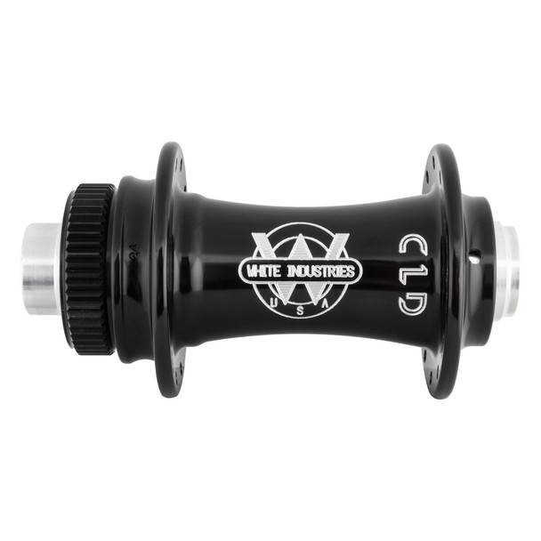 White Industries Hub Front Cld 28X100X12Mmta Center Lock Black