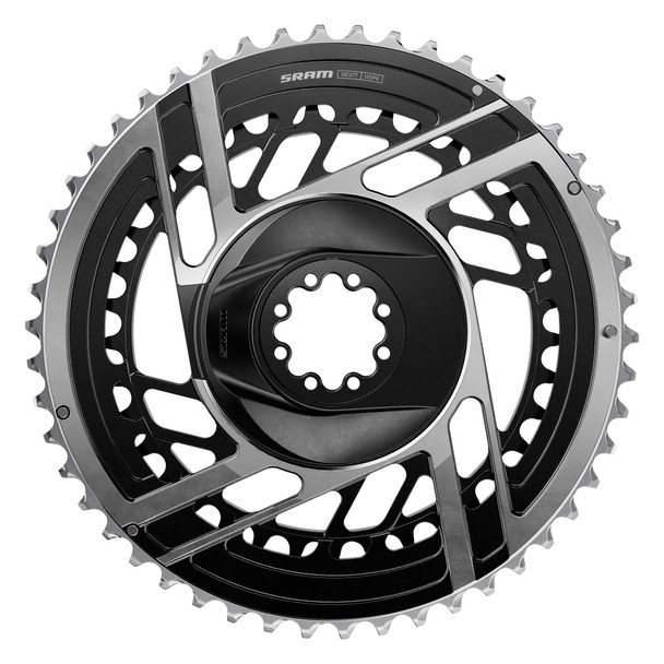 Sram Chainring 46/33-Tooth Direct Mount Red E1 Black/Silver