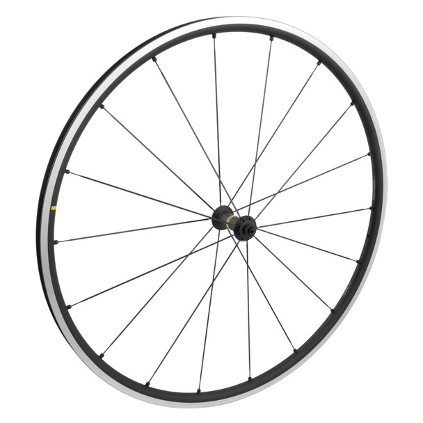 Mavic Wheel Front 700 622X19 Ksyrium S Black Machined Sidewall 18 Qrx100 Tubeless