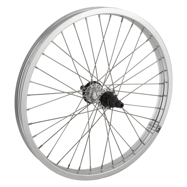 Wheel Master Wheel Pair 20X1.75 406X27 An Black Sheep Black Nmsw 36 Tsc Difinitive 3/8 Optimized Fc 9-Tooth Left Hand Drive 14Mm Pol 110Mm Stainless Steel2.0Bk With Rear Non-Drive Guard