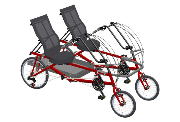 Sun Seeker Bike Sun Sidebyside Kit For Ez-Classic Sx Gray