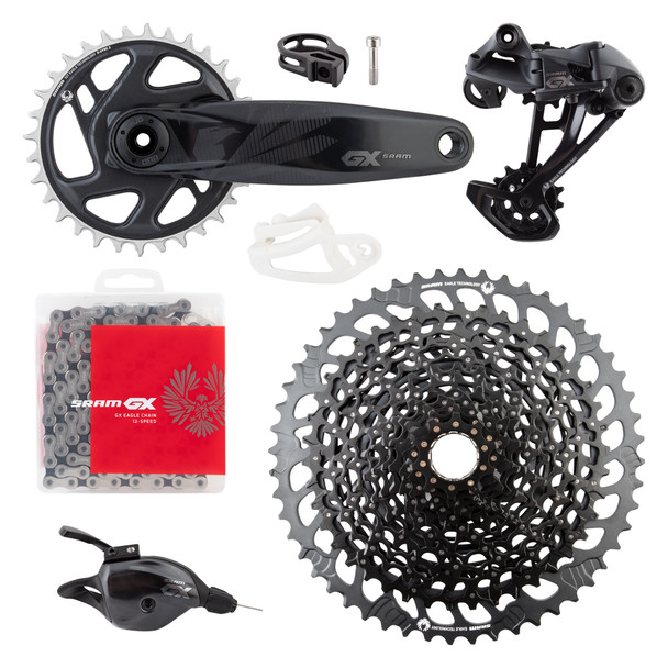 Sram Group Kit Gravel Eagle Dub Road/Trigger-Shifter/Crank Dub 12-Speed-175X32Boost/Chain/Cassette 10-52/Chaingap Gage Lunar